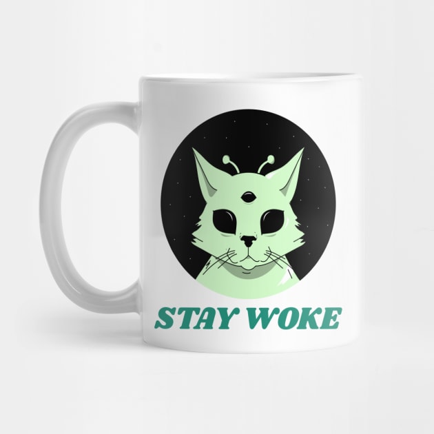 Stay Woke by Cosmic Whale Co.